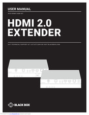 Black Box AVX-HDMI2-HDB-KIT User Manual