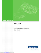 Advantech PCL-730 User Manual