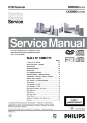 Philips LX2000D/21H Service Manual