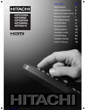 Hitachi 42PD6600L User Manual