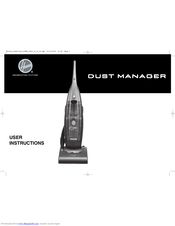 Hoover DUST MANAGER DM5524 User Instructions