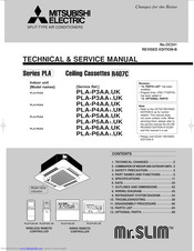 Mitsubishi Electric Mr.Slim PLA-P4AA Technical & Service Manual
