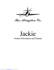 Abingdon Watches Jackie Product Information Manual