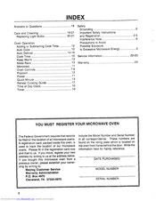 Magic Chef VM12AM Owner's Manual