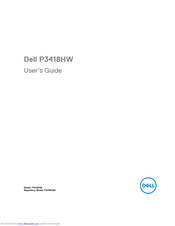 Dell P3418HW User Manual