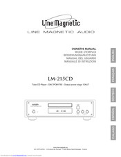 Line Magnetic LM-215CD Owner's Manual