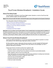 TouchTunes 600186-001 Installation Manual