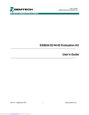 Semtech SX8634 User Manual