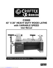 Craftex CX800 User Manual