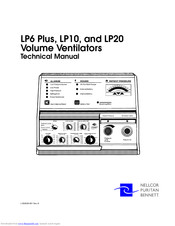 NELLCOR PURITAN BENNETT LP10 Technical Manual