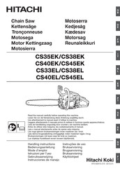 Hitachi Koki CS38EK Handling Instructions Manual