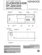 Kenwood CD-423M Service Manual