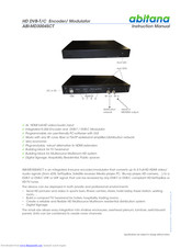 abitana ABI-MD3004SCT Instruction Manual