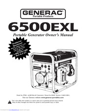 Generac Power Systems 6500EXL Owner's Manual