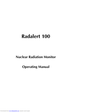 International Medcom Radalert 100 Operating Manual