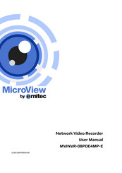 Microview MVINVR-08POE4MP-E User Manual