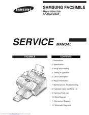 Samsung SF-5800P Service Manual