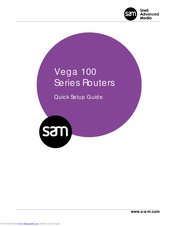 Snell Advanced Media Vega 400 Quick Setup Manual