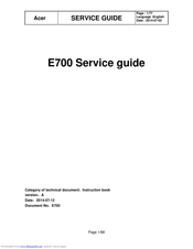 Acer Aspire E700 Service Manual