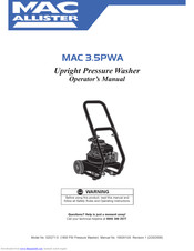 Mac allister MAC 3.5PWA Operator's Manual
