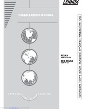 Lennox Eco Relax series Installation Manual