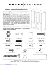 Sanus Systems CFAR47 Assembly Instruction Manual