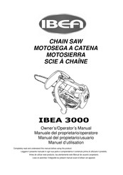 IBEA 3000 Owner's And Operator's Manual