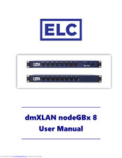ELC dmXLAN nodeGBx 8 User Manual