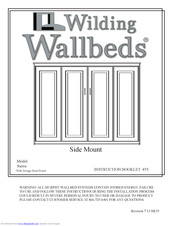 Wilding Wallbeds Sierra Instruction Booklet