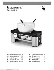 MWf Kuchenminis 2 person raclette Operating Manual