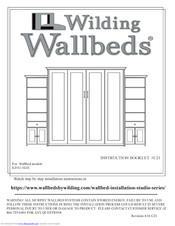 Wilding Wallbeds KING SIZE Instruction Booklet