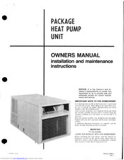 Amana P67223-37C Owner's Manual
