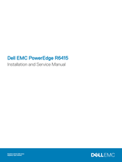 Dell EMC PowerEdge R6415 Installation And Service Manual