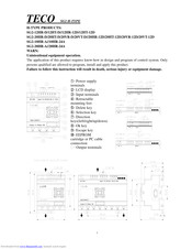 TECO SG2-20HR-D Equipment Operation Manual