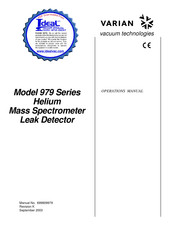 Varian 979 Series Operation Manual
