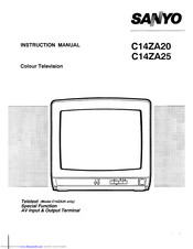 Sanyo C14ZA25 Instruction Manual
