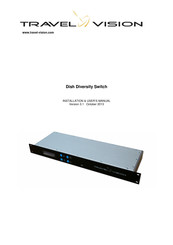 Travel Vision Dish Diversity Switch Instruction And User's Manual