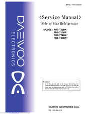 Daewoo FRS-T24HA Series Service Manual