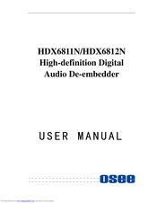 OSEE HDX6812N User Manual