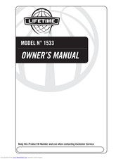 Lifetime 1533 Owner's Manual