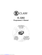 Datamax E-class E-3202 Programmer's Manual