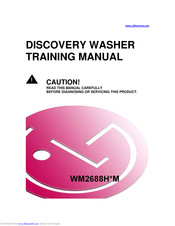 LG WM2688H*M Training Manual