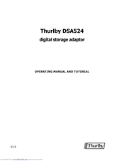 Thurlby DSA524 Operating Manual