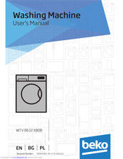 Beko WTV 8632 XB0B User Manual