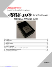 Rockware Corp Rockbox SPS-100 Technical Training Manual