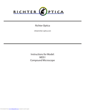 Richter Optica MDS1 Instructions Manual