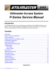 Ultimaster P-Series Service Manual