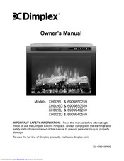 Dimplex XHD26L Owner's Manual