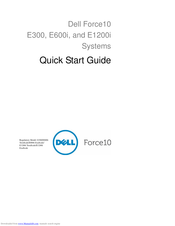 Dell Force10 E1200i Quick Start Manual