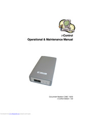 CSS i-Control Operational & Maintenance Manual